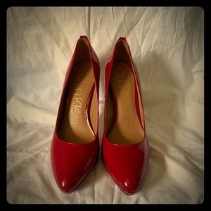 Calvin Klein Susan Platform Red Pump